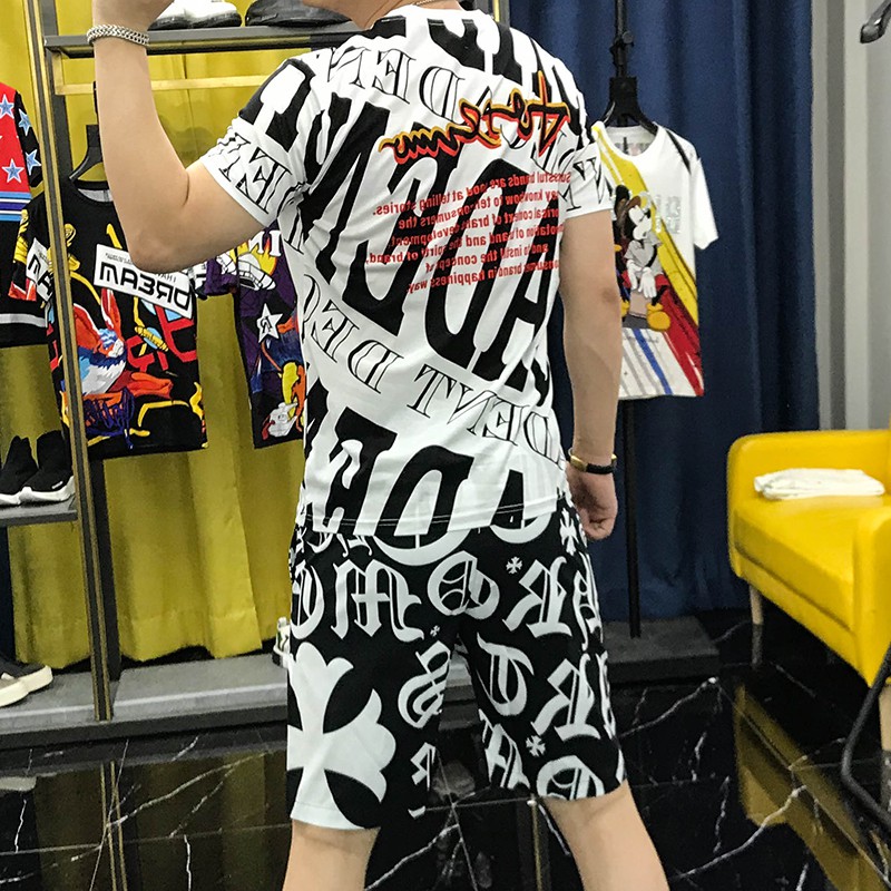 Bộ đồ thể thao nam, Bộ Thể Thao Nam Mùa Hè đi biển cá tính chất liệu thun lạnh cao cấp mềm mịn thoáng mát | BigBuy360 - bigbuy360.vn