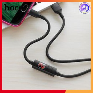Cáp sạc micro hoco s13 hẹn giờ sạc có đèn led sạc siêu nhanh