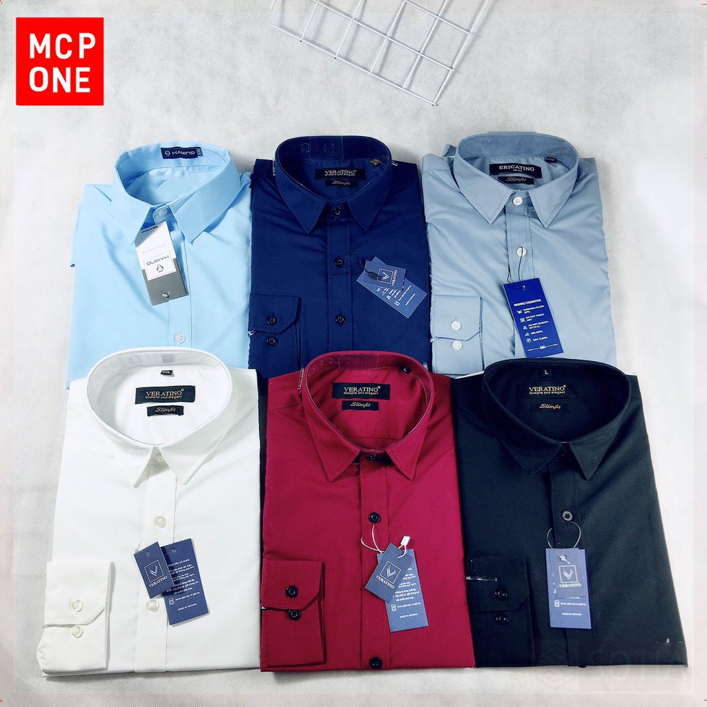 (FULL MÀU) Áo sơ mi nam dài tay sơ mi vải lụa thái chống nhăn chống xù -FULL MÀU- SIÊU HOT- MCPONE | BigBuy360 - bigbuy360.vn