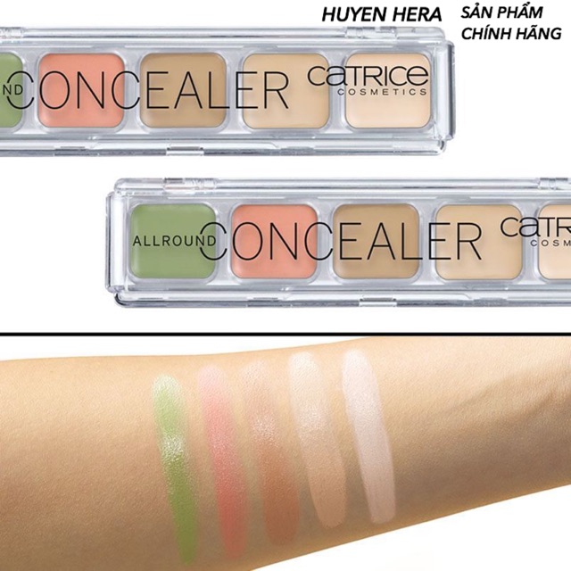 BẢNG CHE KHUYẾT ĐIỂM CATRICE ĐA NĂNG NHIỀU MÀU ALLROUND CONCEALER PALETTE