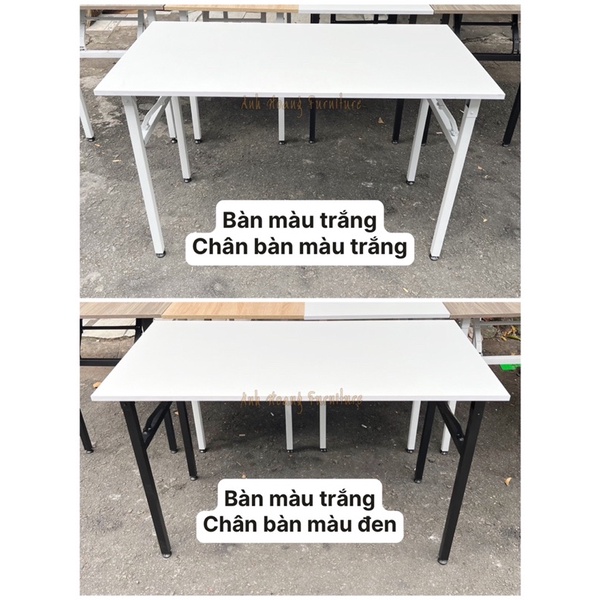 Bàn làm việc chân gập gọn - xếp gọn - gấp gọn tiện lợi size 100x50x75 mới