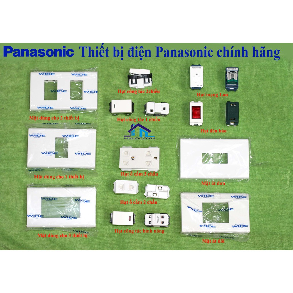 Công tắc ổ cắm Panasonic dòng Wide  - Thiết bị điện Panasonic chính hãng