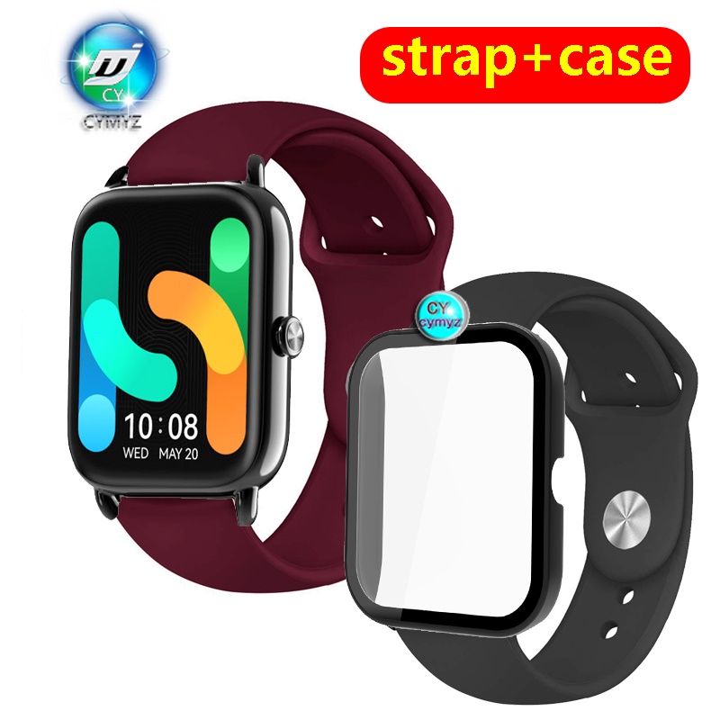 Ốp Điện Thoại Silicon Có Dây Đeo Cổ Tay Bảo Vệ Cho haylou rs4 plus haylou rs4 rs4 plus