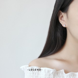 Khuyên bạc nụ đá 6 chấu