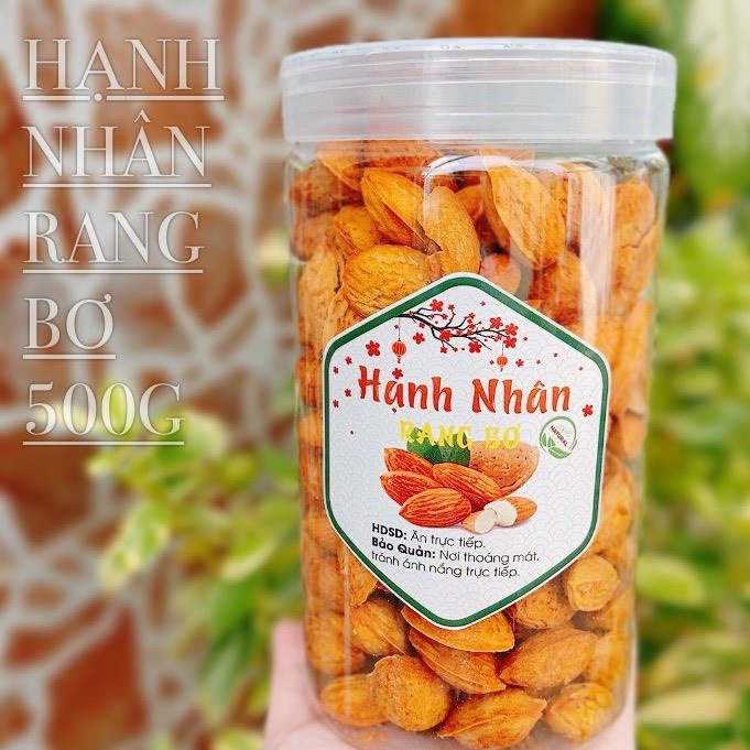 Hạnh nhân rang bơ hũ 500gr