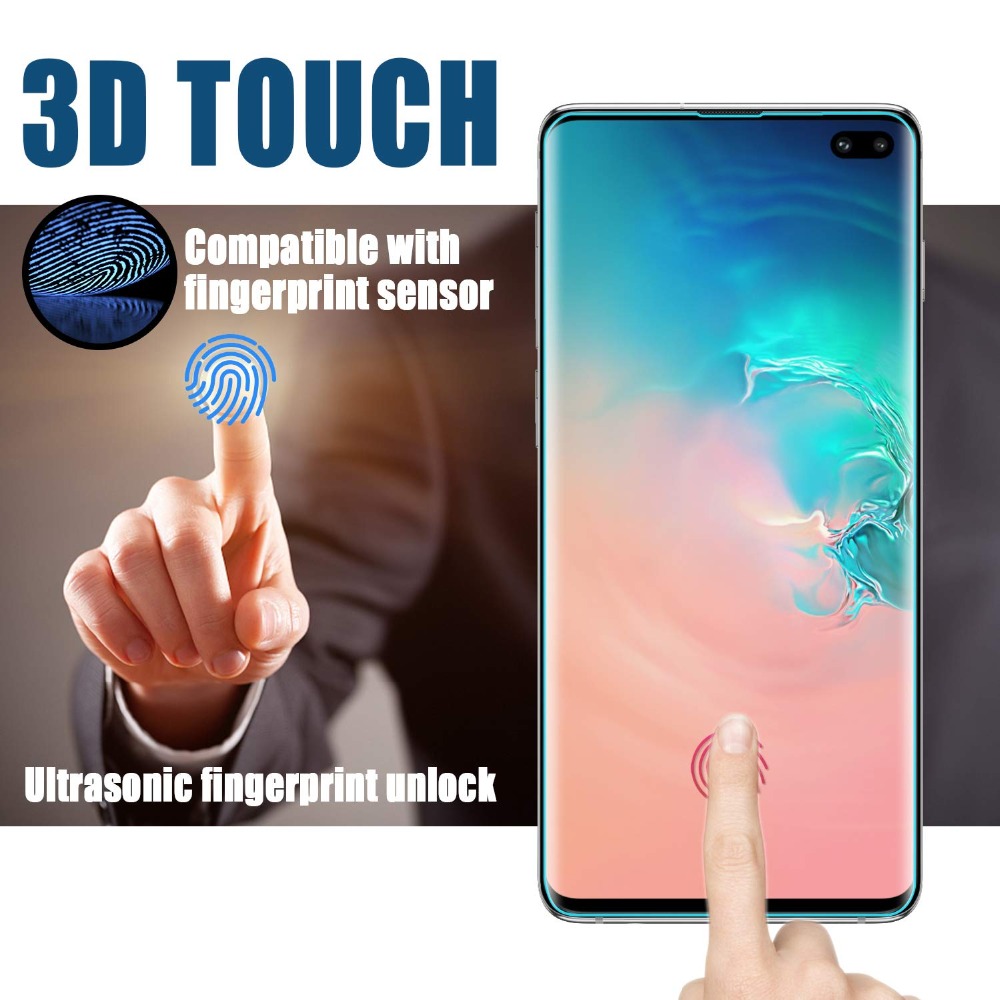 Kính cường lực keo UV hoàn toàn dành cho Samsung Galaxy ss S23 Ultra S22 Note 20 Ultra 10 10+ S20 S10 S10+ S20+ Plus 5G