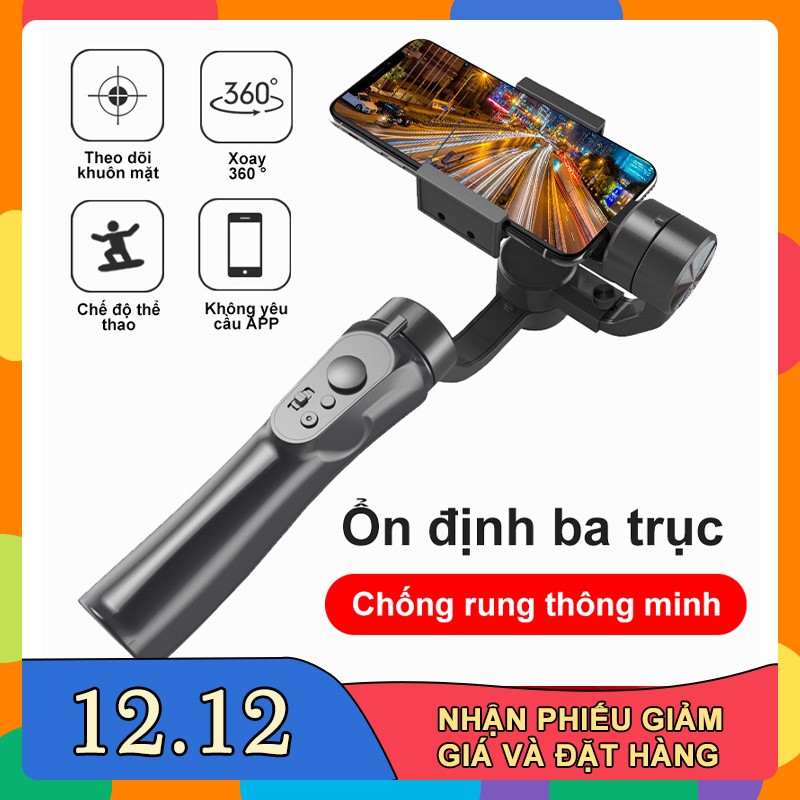 Gimbal cầm tay chống rung cho điện thoại-Tay Cam Quay Phim -NBH4YT