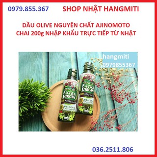 Dầu oliu nguyên chất cho bé ăn dặm Ajinomoto Nhật Bản chai 70g và 200g