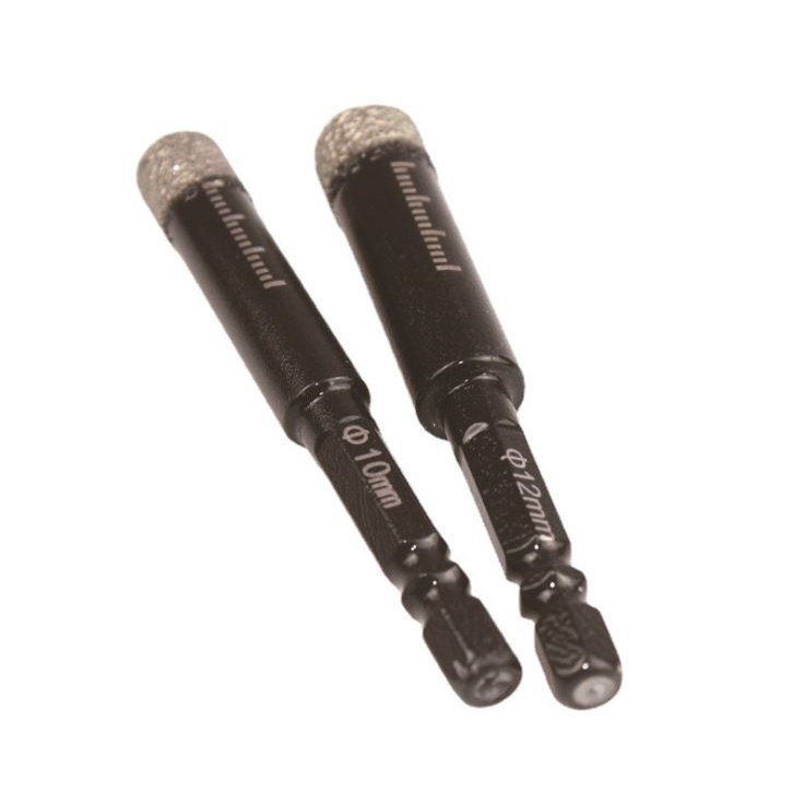 Mũi khoan kính,gạch men,đá hoa,thủy tinh đa năng chuôi lục giác 6.3mm hàng Nhật từ 5 đến 16mm