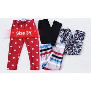 Quần Legging Nỉ Bé Gái Hoạ Tiết Gap