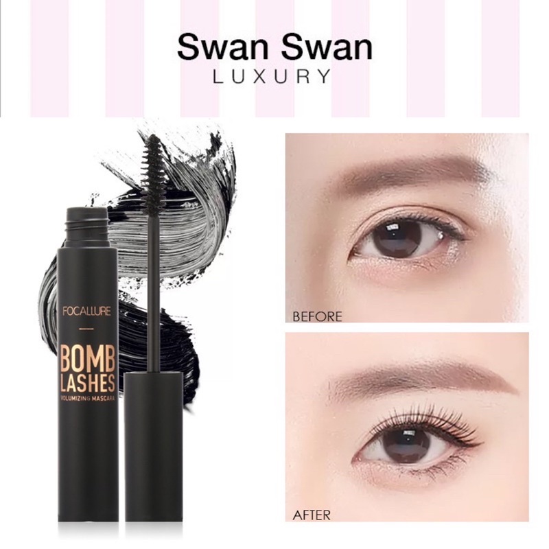 Mascara Bomb Lashes Focallure Dầy Mi