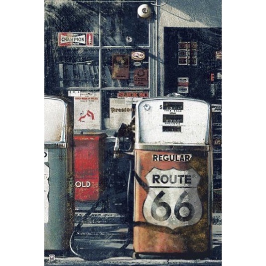 SET 15 POSTER DECAL DÁN TƯỜNG TRANG TRÍ CỬA HÀNG/CAFE CỔ ĐIỂN VINTAGE