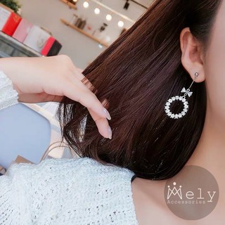 BÔNG TAI NƠ ĐÍNH ĐÁ - MELY 809