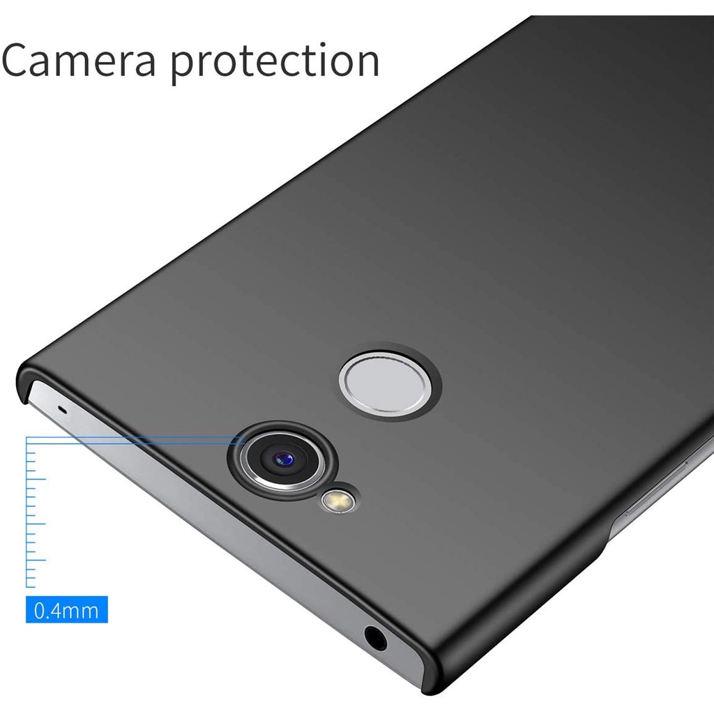 Ốp điện thoại chống sốc siêu mỏng bằng nhựa cứng thích hợp cho Sony Xperia Xa2 Xa1 Plus Ultra Xa X L4 L3 L2 L1
