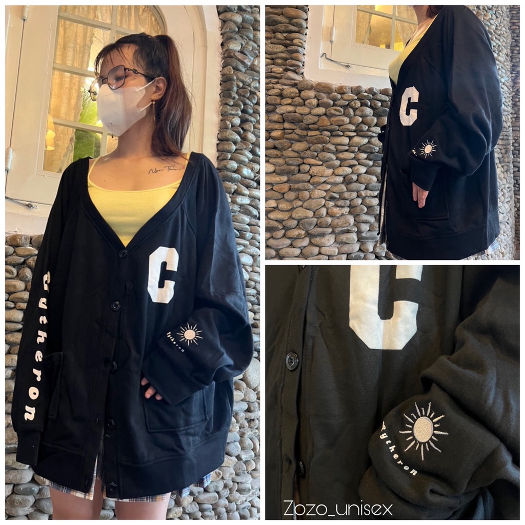 ✔✣✉Áo CARDIGAN BLACK SUN TYTHERON unisex Zozo_unisex