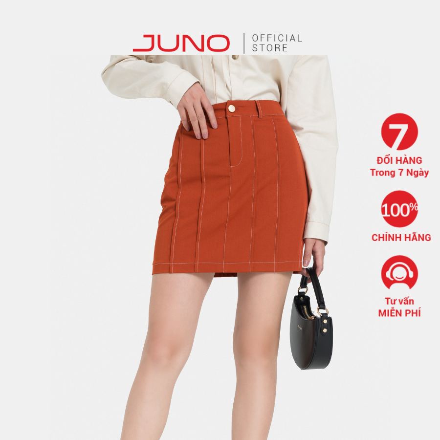 Váy Ngắn JUNO Dáng A Cut Out Sườn JNVNG004
