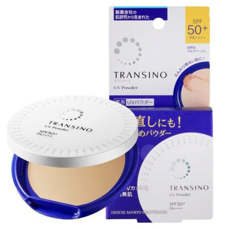 Phấn nền Transino UV Powder SPF50 PA++++ hộp 12g Nhật Bản