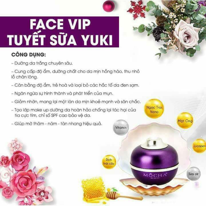 KEM FACE VIP TUYẾT SỨ MOCHA