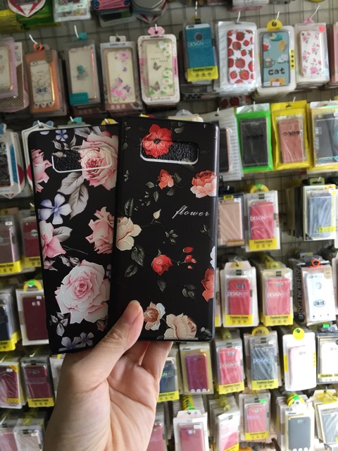 Ốp Note8 Hoa 3D nổi