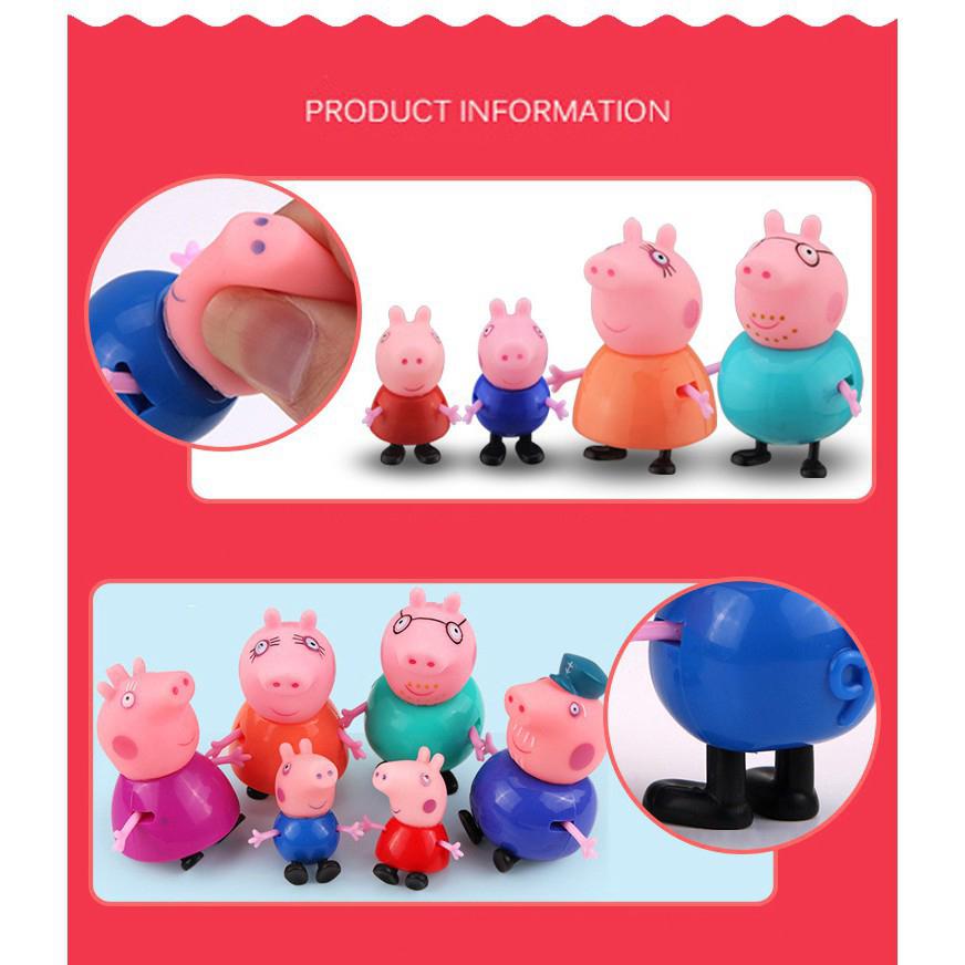 Set 21 Mô Hình Đồ Chơi Gia Đình Heo Peppa