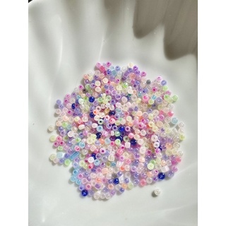 hạt cườm pastel 2mm