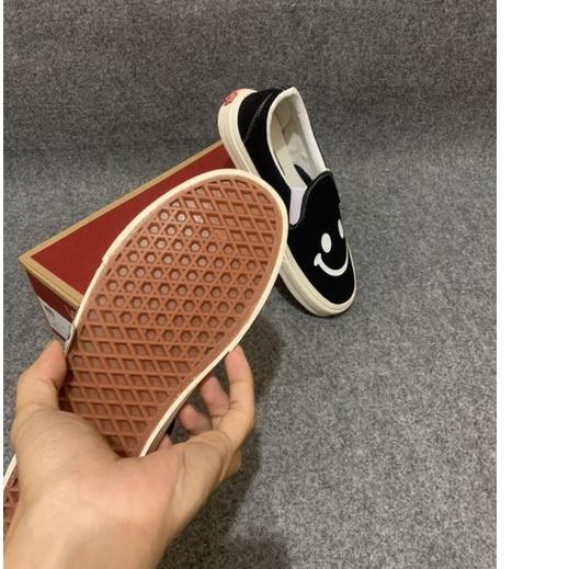 !!! Giày Slip on OG 9.9 Cao Cấp Màu Trắng Đen Sản Xuất Tại Trung Quốc (Mã 166)