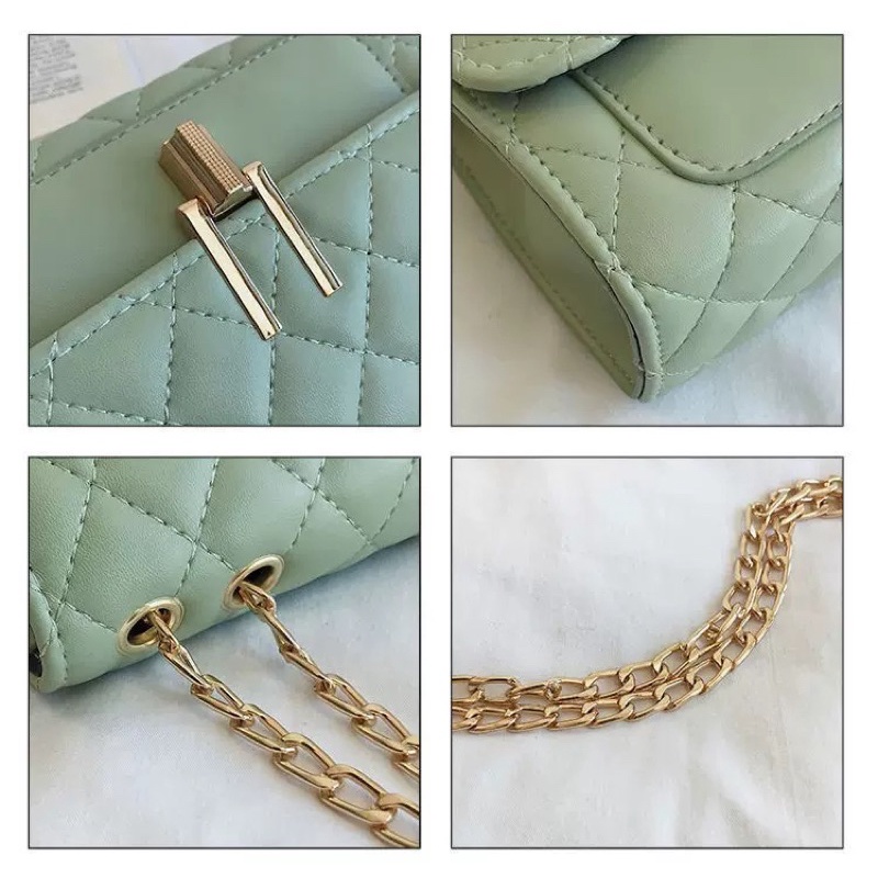 [AFF7SPP Giảm 30K đơn 150K] Túi xách nữ đeo chéo cao cấp khoá Y thời trang Hàn Quốc