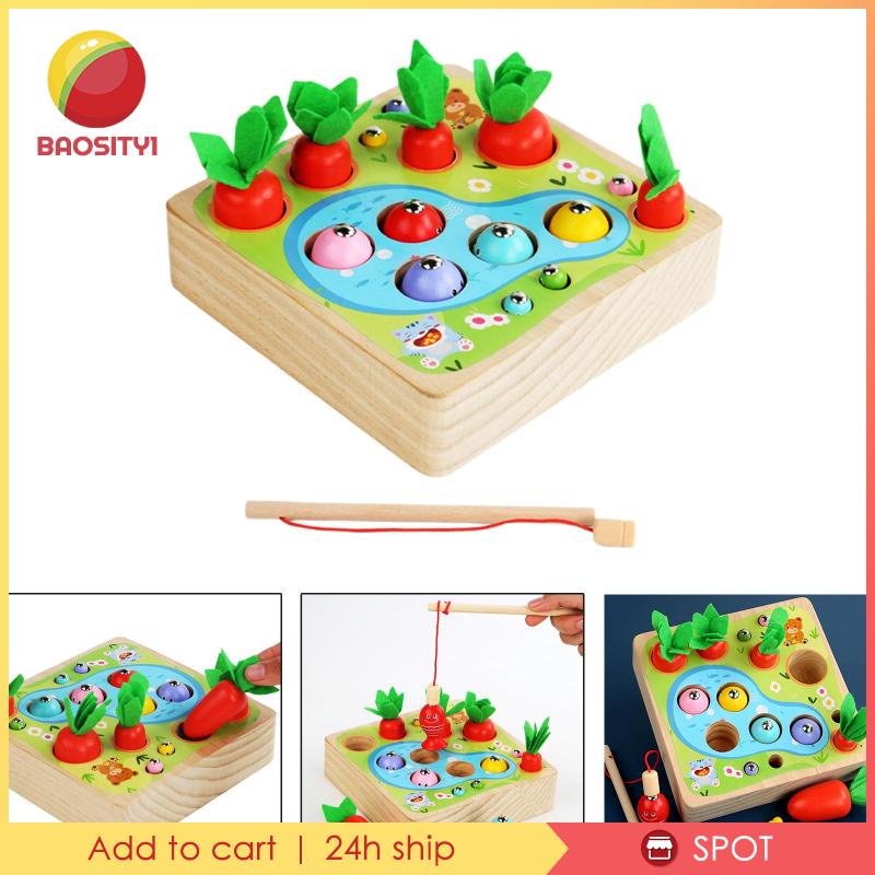 Baosity1] Củ Cà Rốt Đồ Chơi Montessori Cho Bé 1 2 3 Tuổi