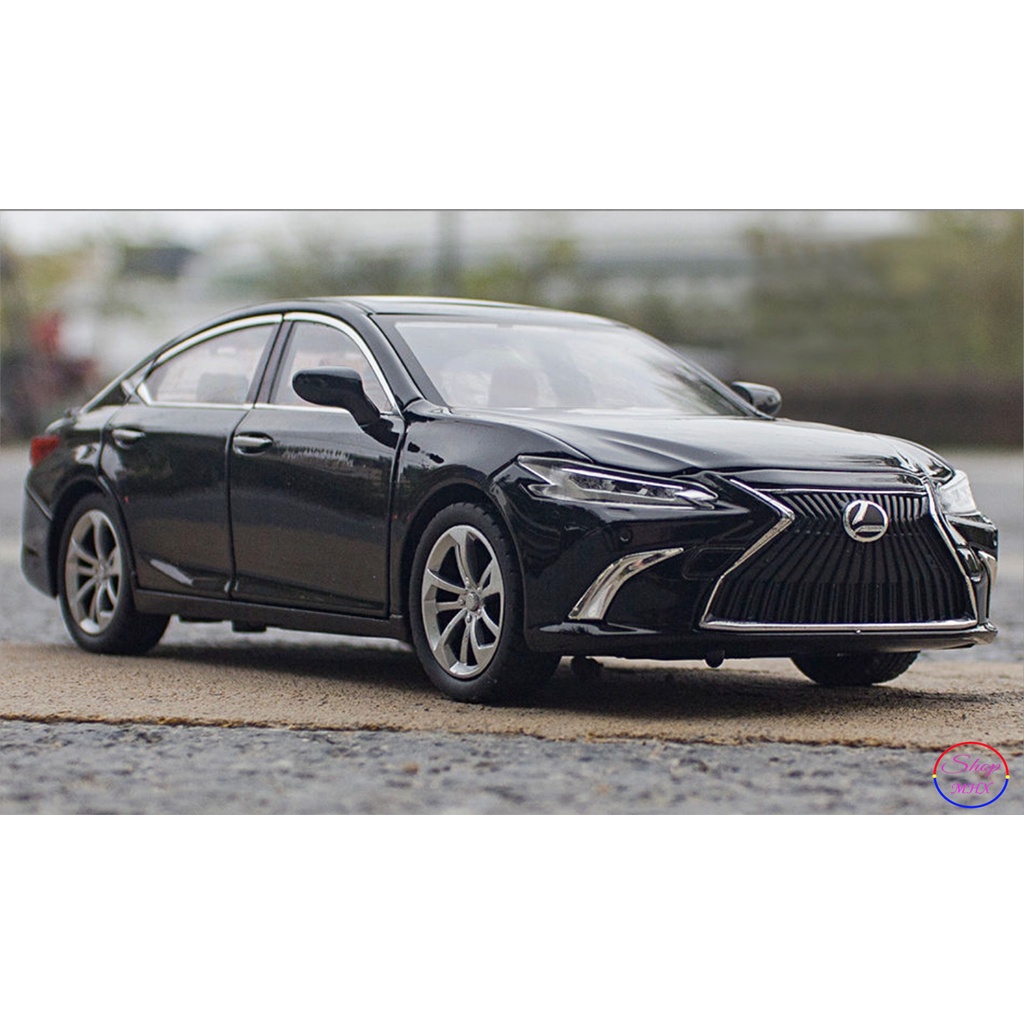 Xe mô hình sắt Lexus Es 300h TẶNG KÈM BIỂN SỐ tỉ lệ 1:24 hãng Jinlifang 3 màu