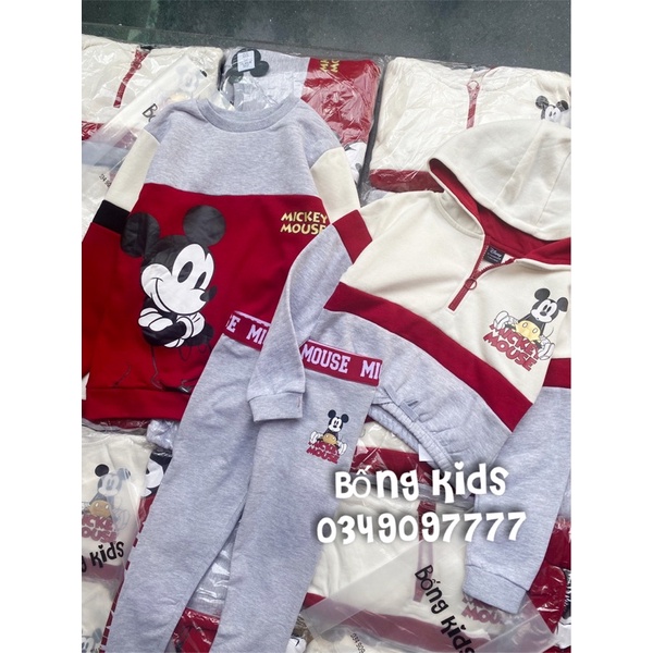 Set Bé Gái Mickey Phối Màu DN PR(bán lẻ từng món)