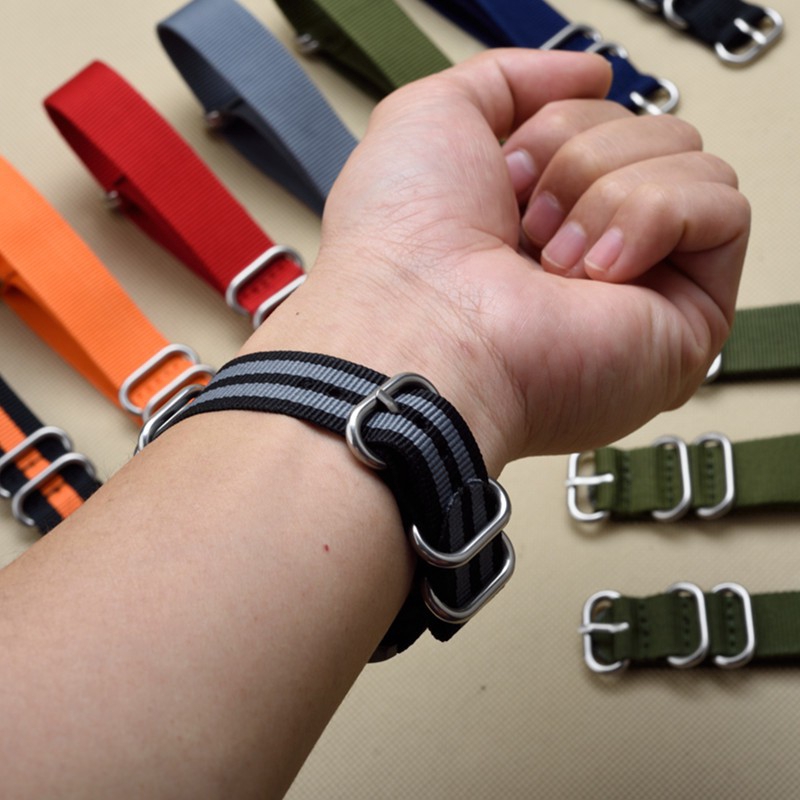 Nato Dây Đeo Đồng Hồ 19mm 21mm 23mm 18mm Chất Liệu nylon