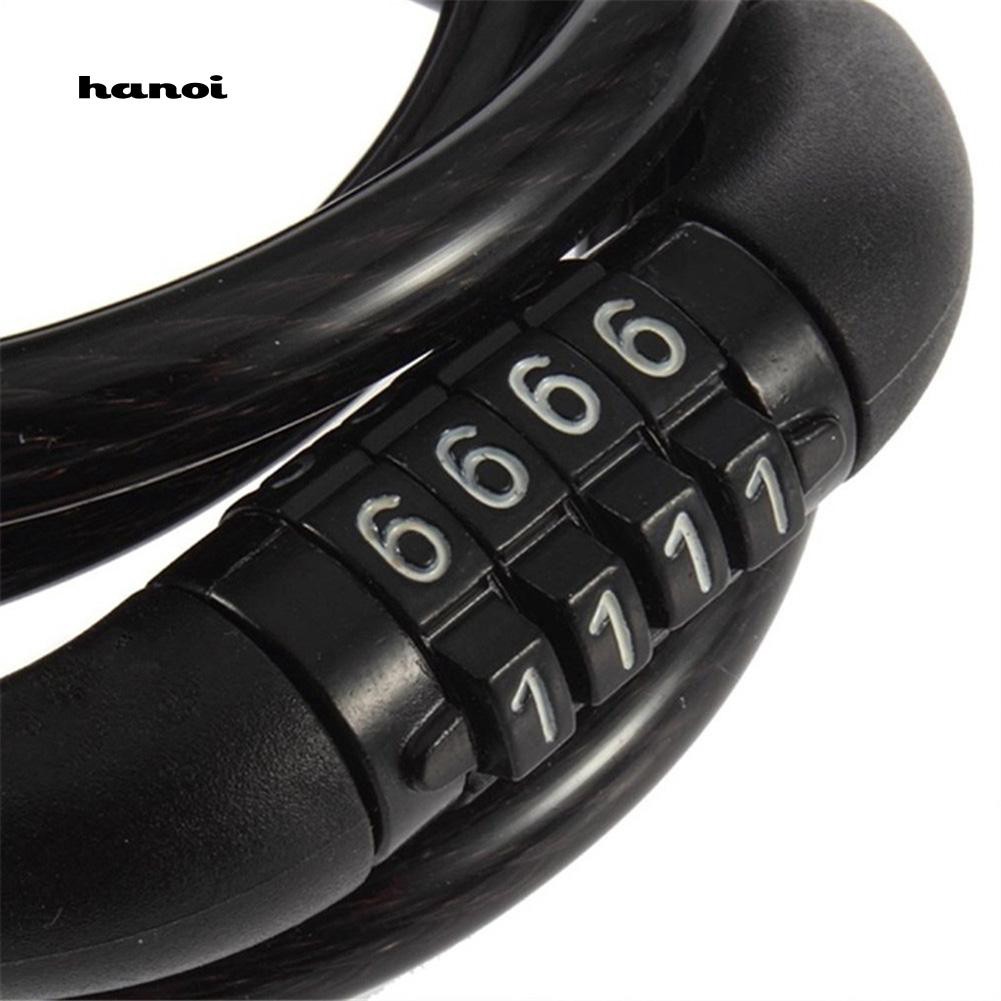 Ổ khóa 4 số an toàn cho xe đạp leo núi
