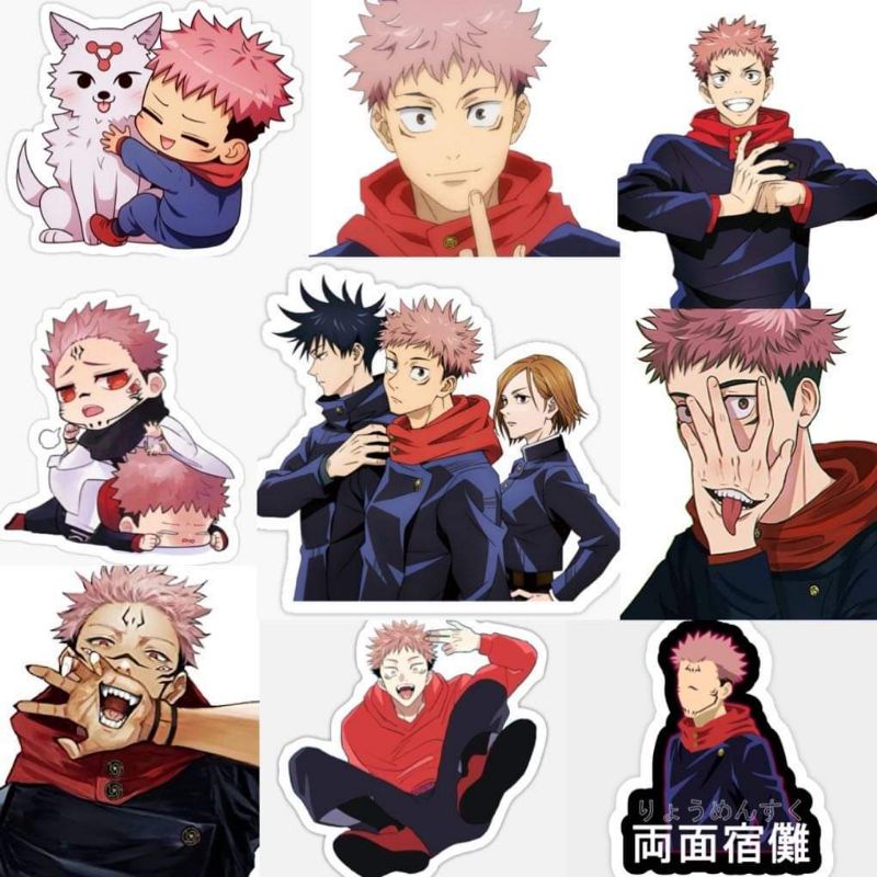 10-60 hình dán Stickers Yuji Itadori - Jujutsu Kaisen decal