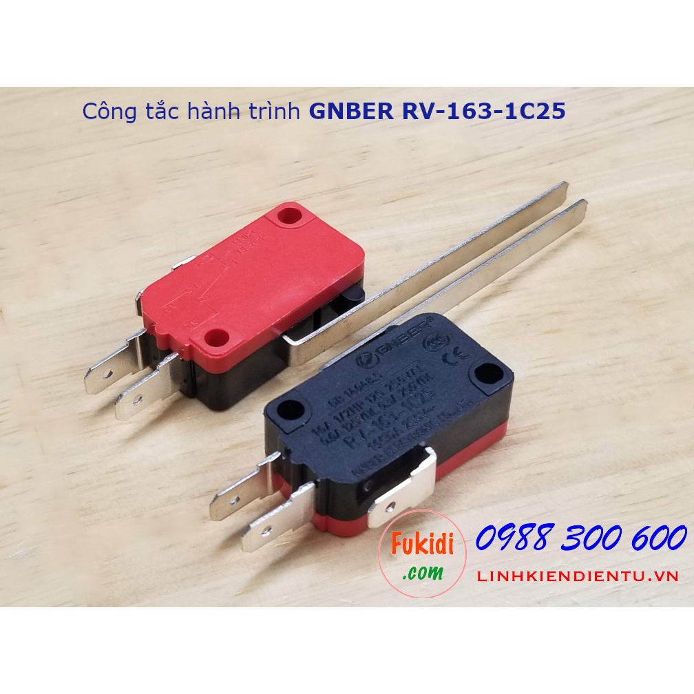 Công tắc hành trình GNBER RV-163-1C25 loại đòn bẩy dài