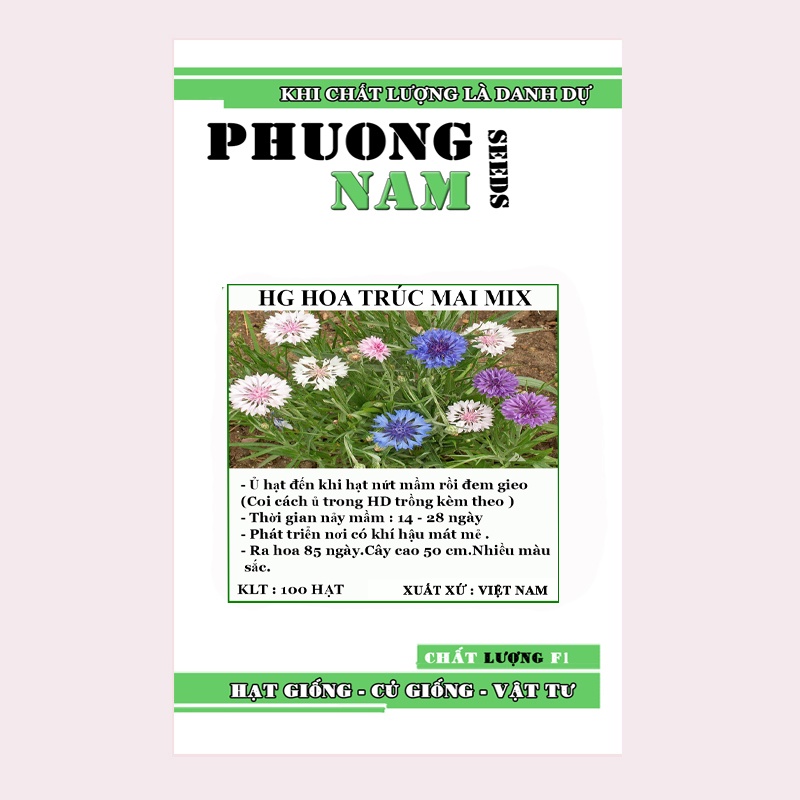 100H - HẠT GIỐNG HOA TRÚC MAI MIX