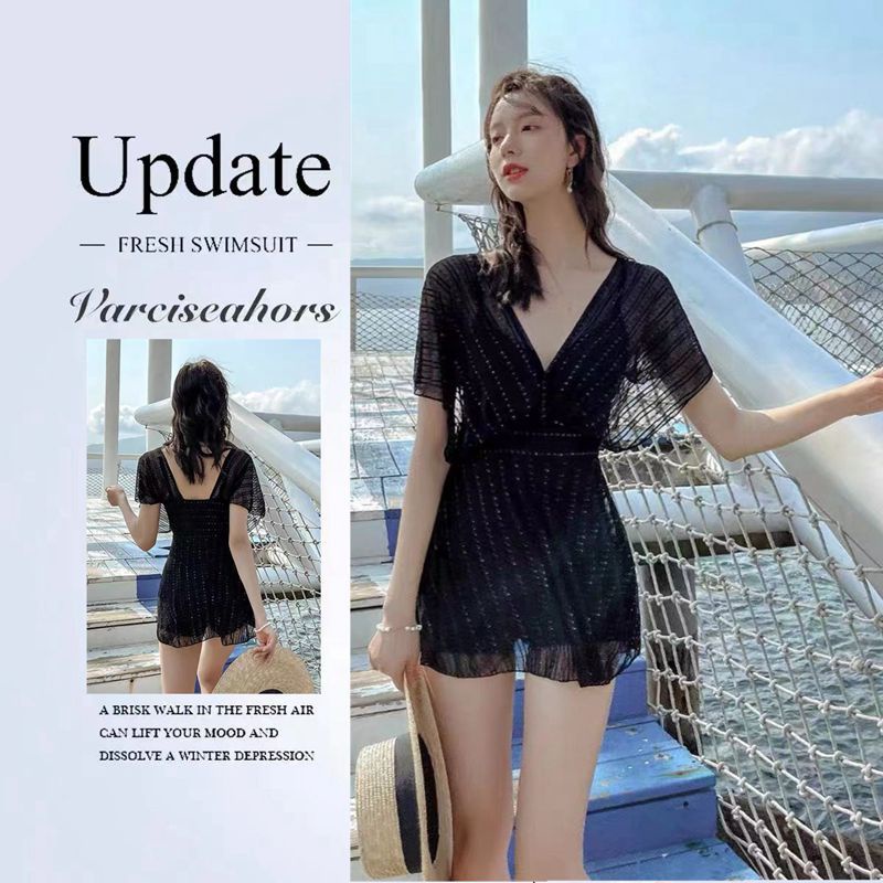 Bộ Đồ Bơi Một Mảnh Quyến Rũ Thời Trang Hàn Quốc Cho Nữ