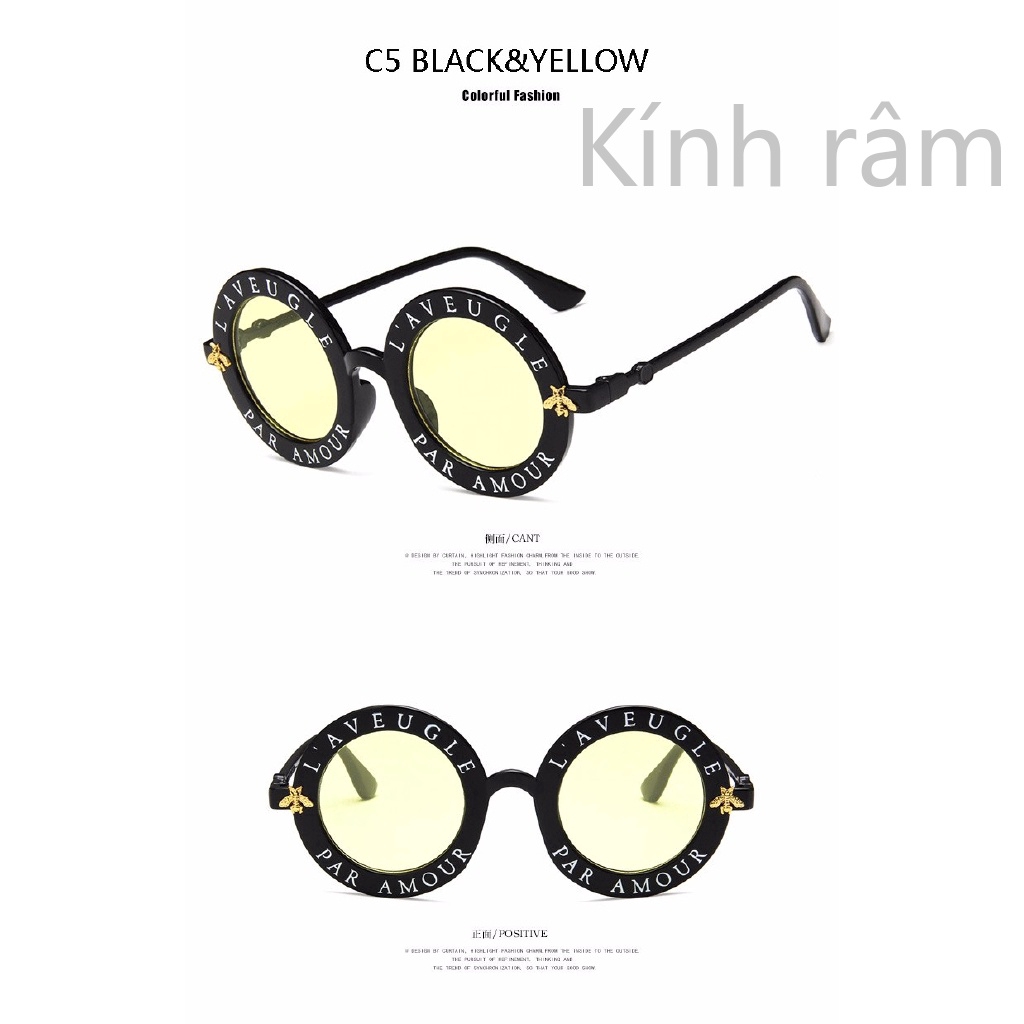 Kính mát phong cách retro thời trang