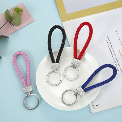 Móc Khoá Da Pu đính đá MK4 Nhiều Màu