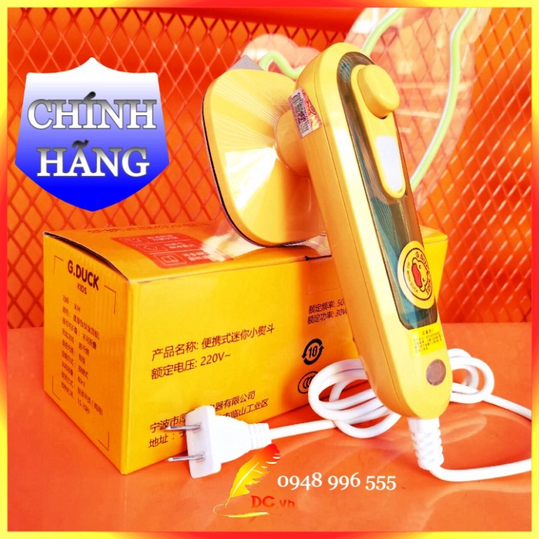 Cao Cấp GDuck Con Vịt Vàng Dung Tích 60ML Là Ủi Quần Áo Siêu Nhanh