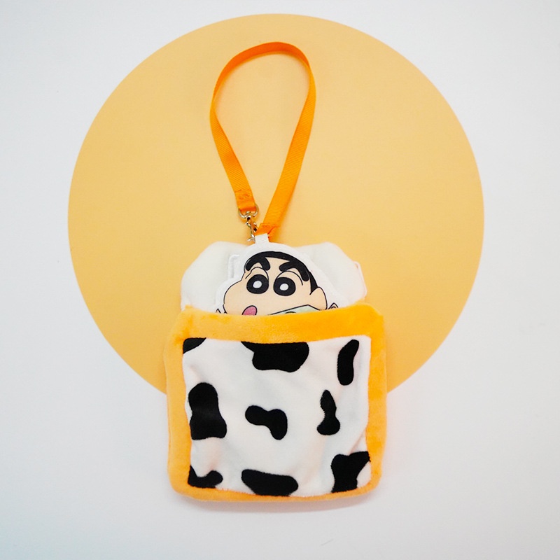 Ví Đựng Tiền Xu / Thẻ Hình Shin-Chan / Ngôi Sao Kirby Nhồi Bông Có Thể Thu Gọn Cho Học Sinh