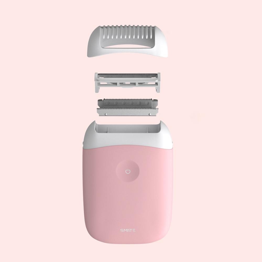 Máy cạo lông phụ nữ Xiaomi Smate ST-L363 pin sạc cạo lông tay chân lông bikini tiện lợi không đau rát -Minh Tín Shop