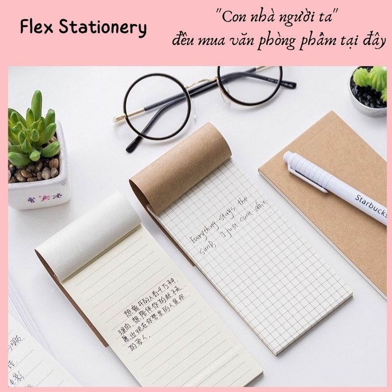 SỔ TAY GHI CHÚ, GHI CHÉP HẰNG NGÀY DAILY TO DO LIST- GIẤY KẺ NGANG