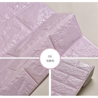 Xốp dán tường màu tím nhạt giá chỉ 33.000đ/tấm