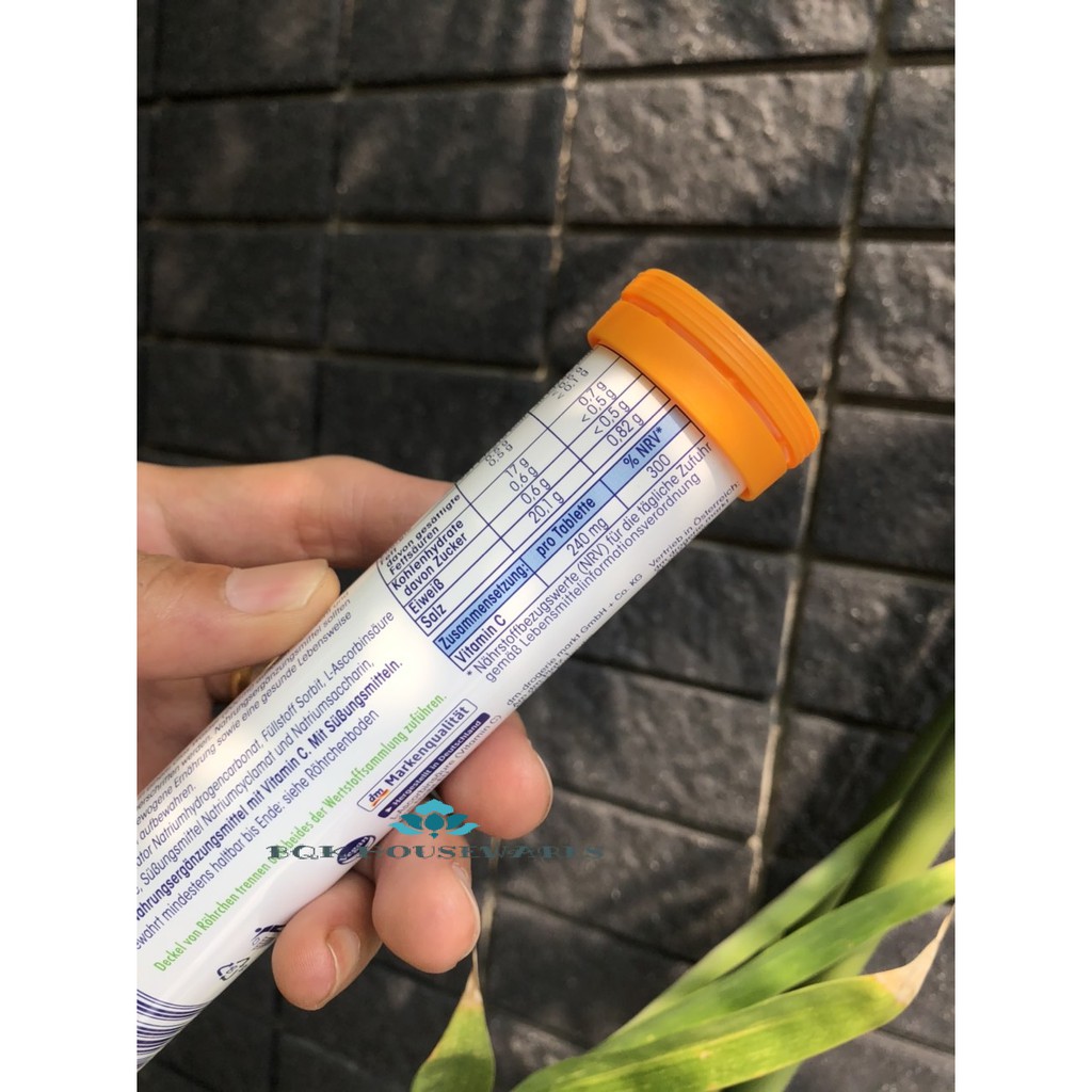 [ HÀNG ĐỨC ] Ống 20 Viên Sủi Vitamin C và MultiVitamin Das Gesunde Plus | Thế Giới Skin Care