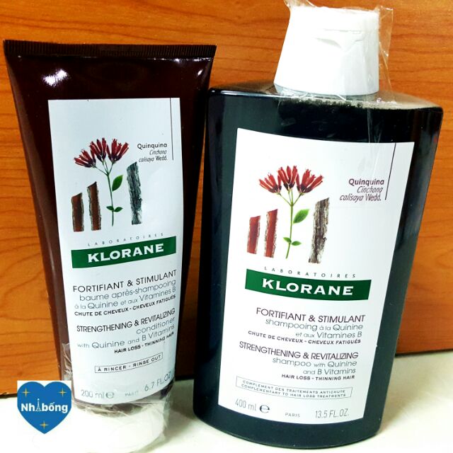 Gội xả Klorane cho tóc rụng Pháp