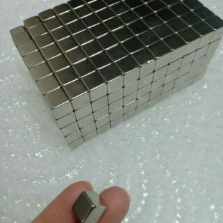 (GIÁ 1 VIÊN)Nam châm viên 10x10x10mm khối vuông, nam châm khối trụ 1cm