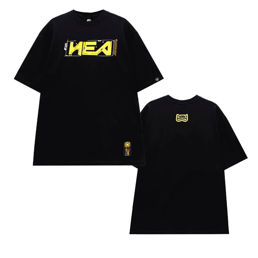 Áo Thun Unisex HEA Mainboard Tee Đen Form Rộng Tay Lỡ Streetwear Oversize Cổ Tròn Nam Nữ 100% Cotton - Local Brand HEA