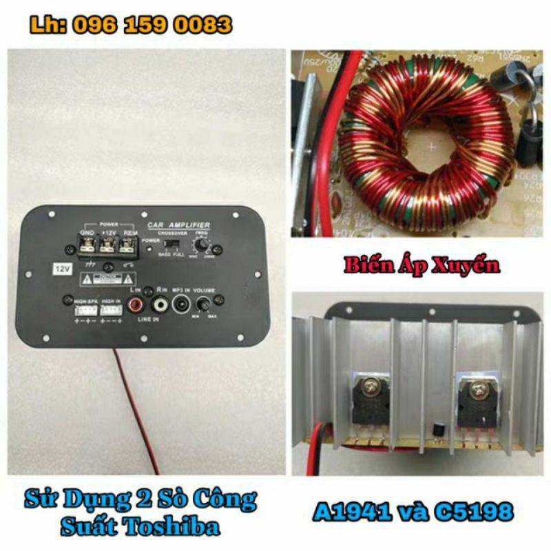 Mạch Siêu Trầm 12V - 150W