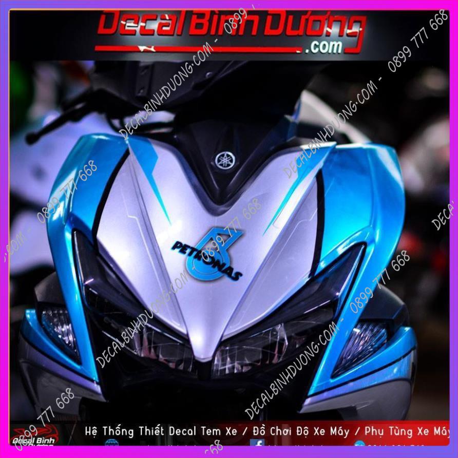 Tem Trùm NVX Candy Xanh Bạc- Decal Cao Cấp