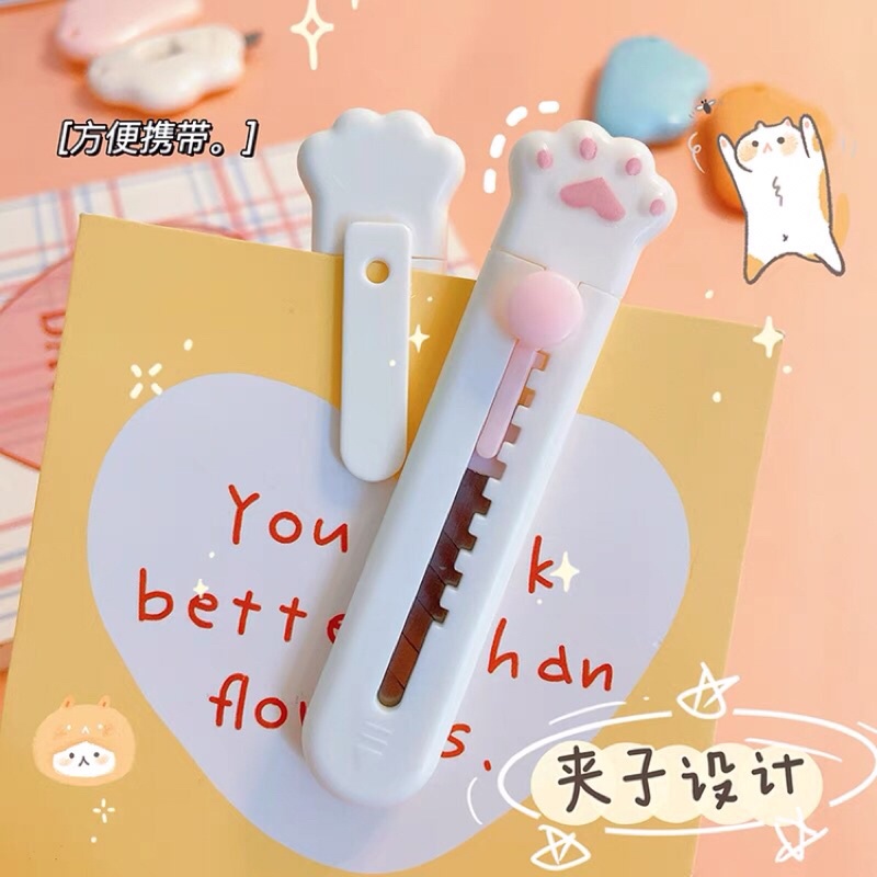 Dao cắt giấy hình mây , chân mèo